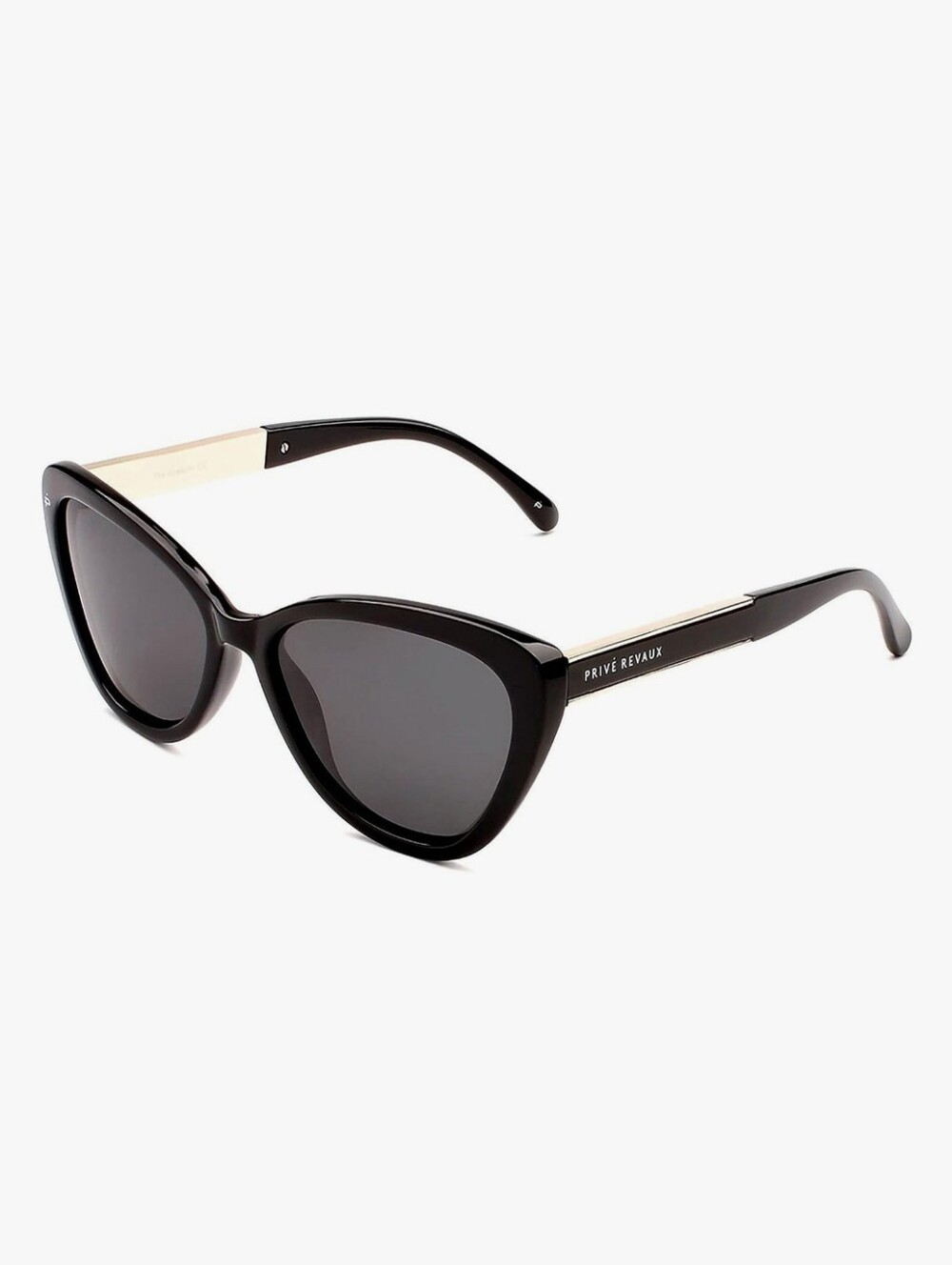 PRIVÉ REVAUX Women's Black Cat Eye Sunglasses